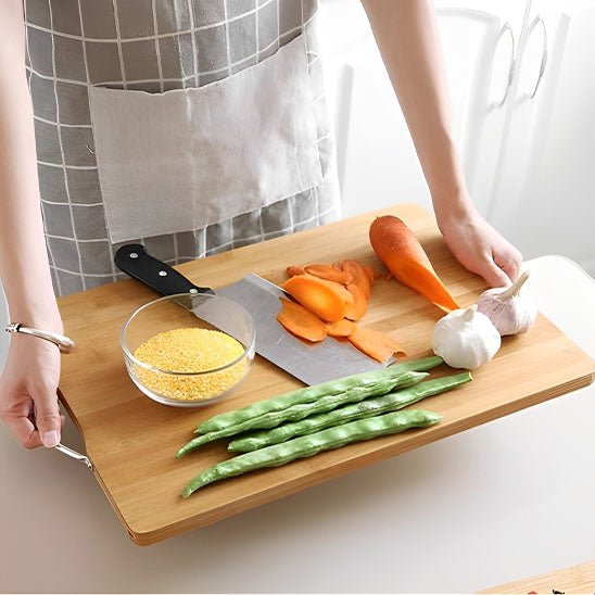 Planche à découper bois | Bambou Naturel - Fanumano Accessoires de Cuisine