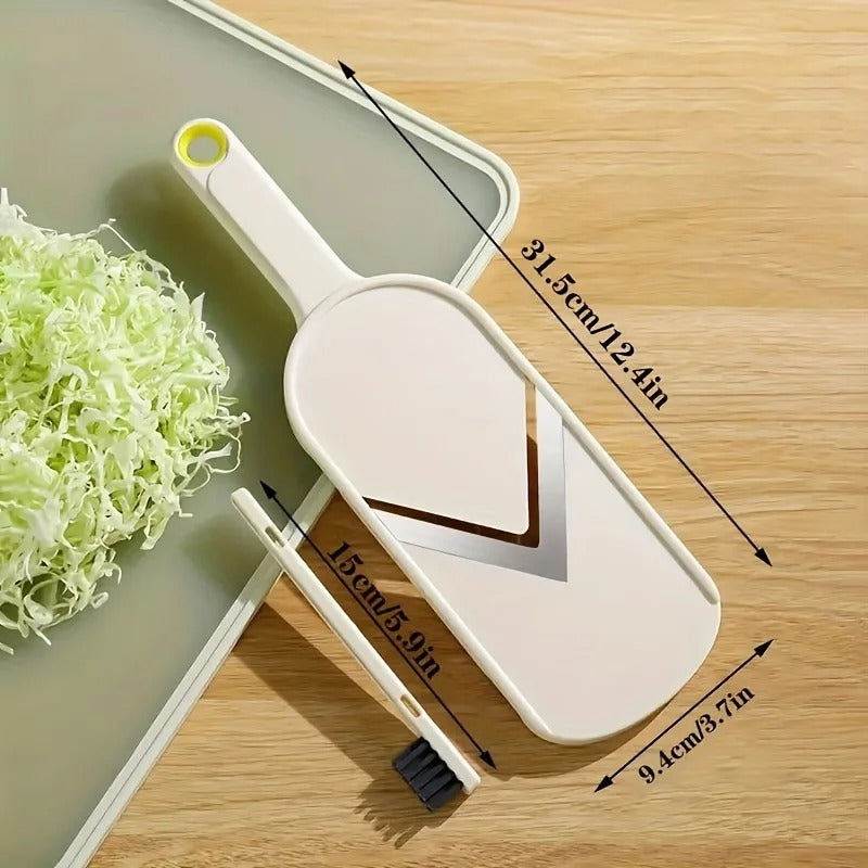 Mandoline Cuisine lame en V polyvalent avec brosse