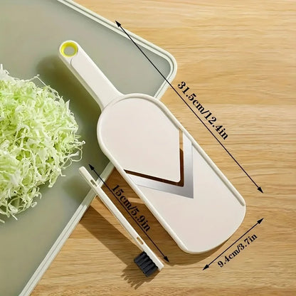 Mandoline Cuisine lame en V polyvalent avec brosse