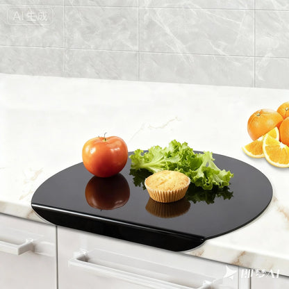 Planche a decouper avec rebord noir antiderapant
