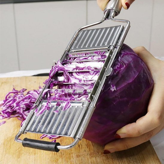 Chou violet râpé avec Coupe légumes manuel 
