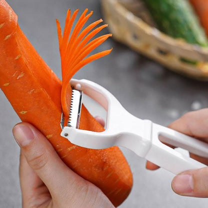 Econome blanc multifonction coupe carotte en julienne
