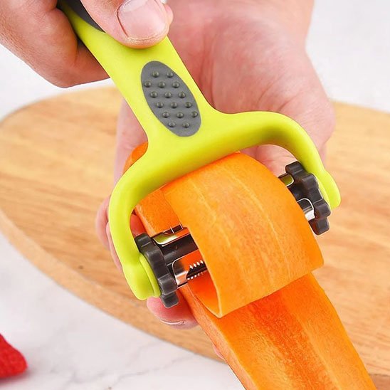 Econome vert ergonomique coupe carotte en ruban