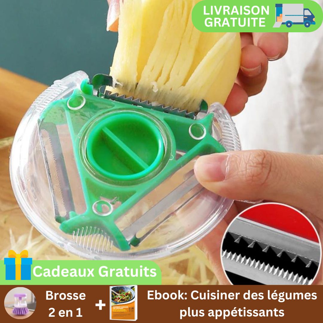 Éplucheur 3 en 1- PeelerMagic™ - Fanumano Accessoires de Cuisine