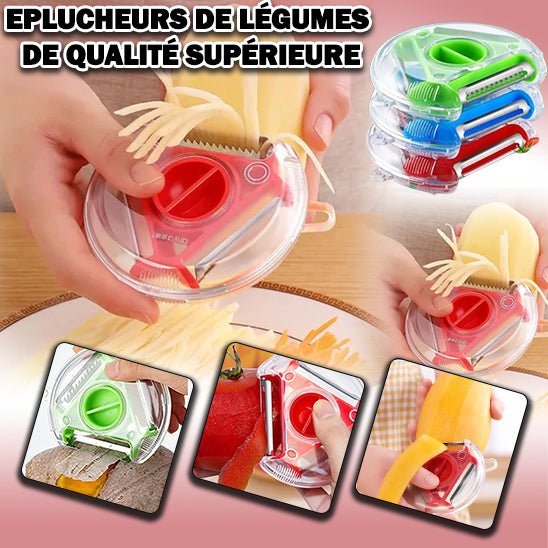 Éplucheur 3 en 1- PeelerMagic™ - Fanumano Accessoires de Cuisine