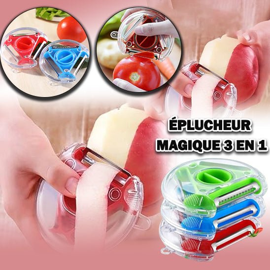 Éplucheur 3 en 1- PeelerMagic™ - Fanumano Accessoires de Cuisine