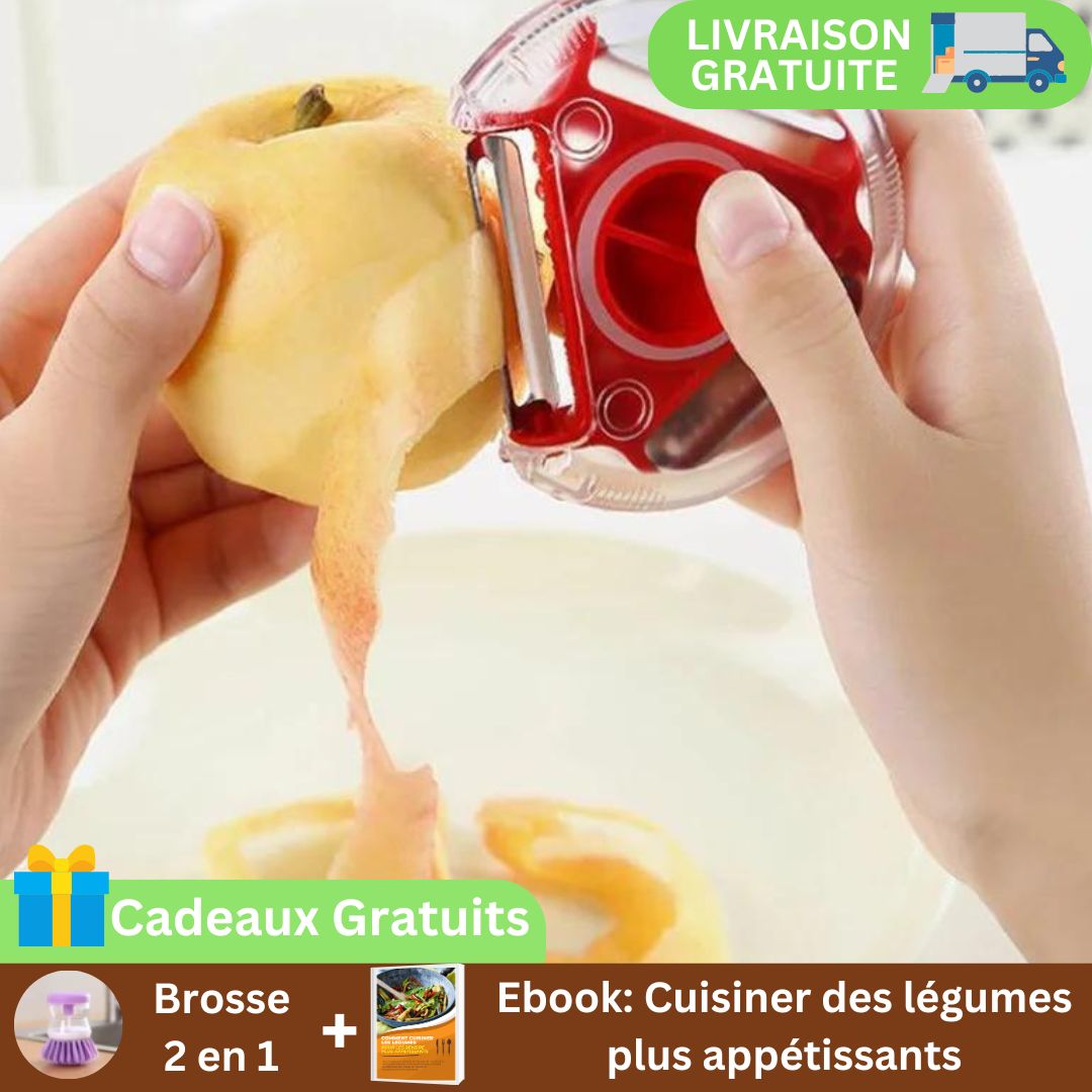 Éplucheur 3 en 1- PeelerMagic™ - Fanumano Accessoires de Cuisine