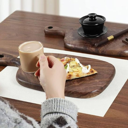 Planche a decouper bois | en noyer noir - Fanumano Accessoires de Cuisine