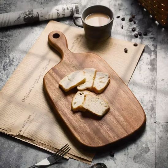 Planche a decouper bois | en noyer noir - Fanumano Accessoires de Cuisine