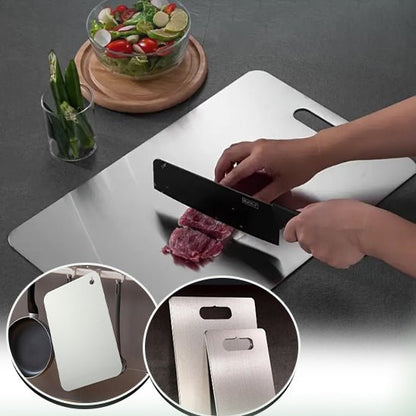 Planche a decouper | Double face en acier inoxydable - Fanumano Accessoires de Cuisine