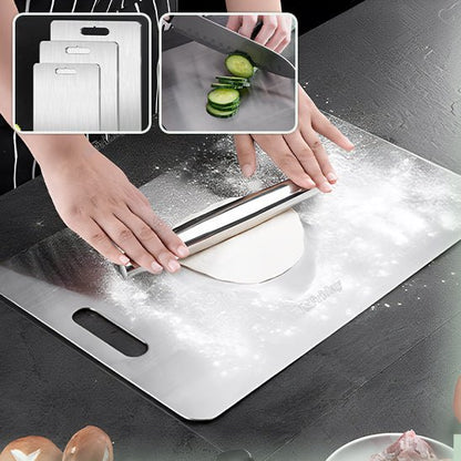 Planche a decouper | Double face en acier inoxydable - Fanumano Accessoires de Cuisine