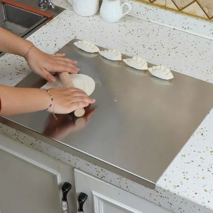 Planche a decouper | en acier avec rebord - Fanumano Accessoires de Cuisine