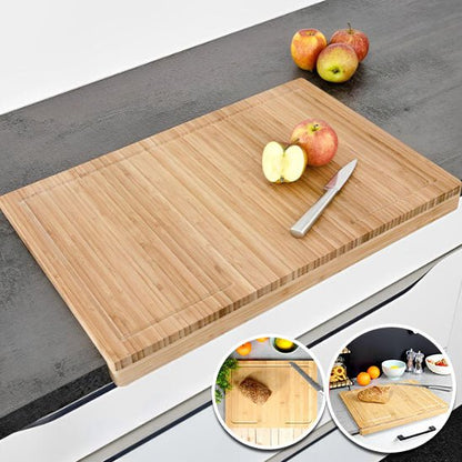 Planche à découper en bois | Avec rebord - Fanumano Accessoires de Cuisine
