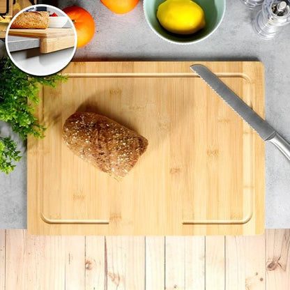 Planche à découper en bois | Avec rebord - Fanumano Accessoires de Cuisine