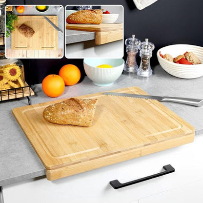 Planche à découper en bois | Avec rebord - Fanumano Accessoires de Cuisine