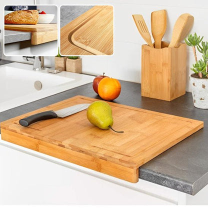Planche à découper en bois | Avec rebord - Fanumano Accessoires de Cuisine