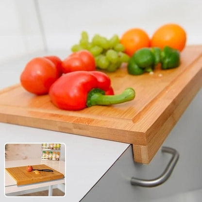 Planche à découper en bois | Avec rebord - Fanumano Accessoires de Cuisine