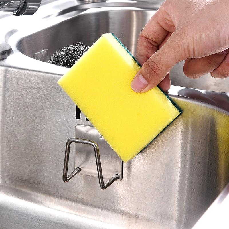 SpongeHolder™ - Égouttoir auto-adhésif en acier | Cuisine - Fanumano Accessoires de Cuisine